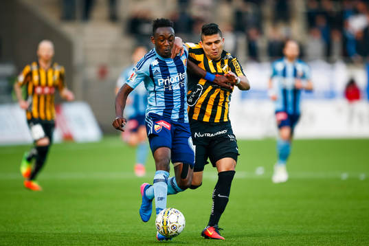 Djurgårdens Philana Tinotenda Kadewere och Häckens