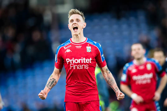 IFK Göteborgs Sören Rieks reagerar