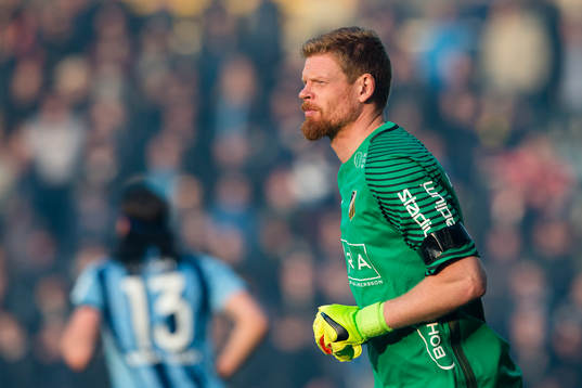 Häckens målvakt Christoffer Källqvist