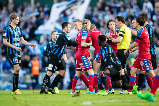 Gruff mellan spelare