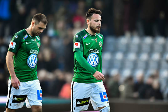 Jönköpings Dzenis Kozica och Tom Siwe deppar