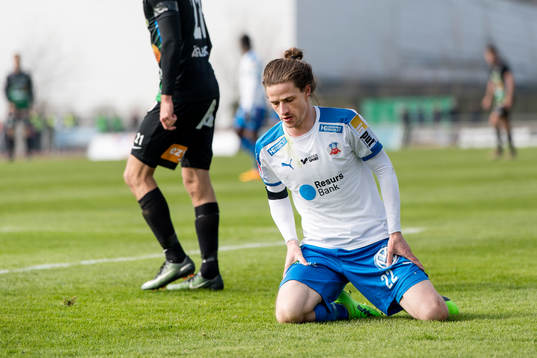 Helsingborgs Jesper Lange deppar