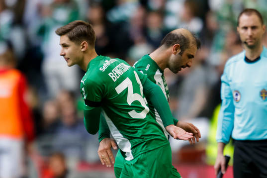 Byte mellan Hammarbys Leo Bengtsson och Kennedy Bakircioglu