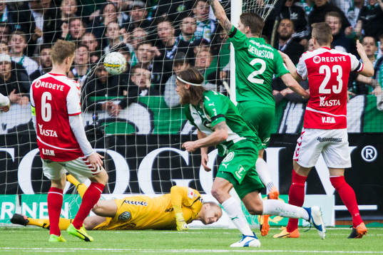 Hammarbys Björn Paulsen gör 1-1