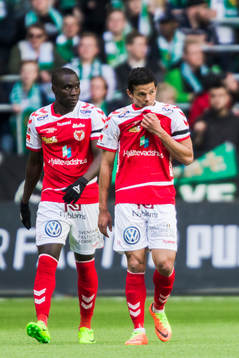 Kalmars Papa Alioune Diouf och Romário Pereira Sipiao