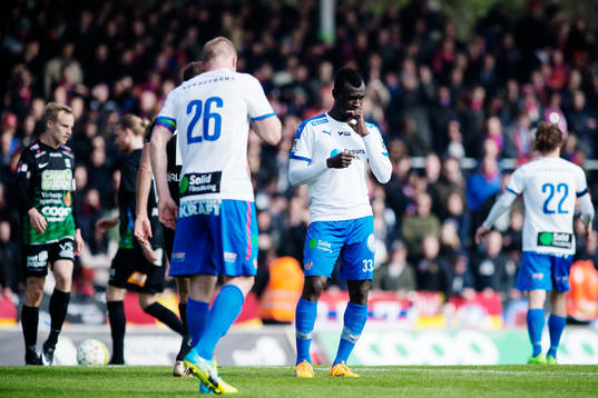 Helsingborgs Edwin Gyimah deppar