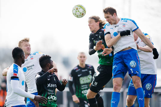 Varbergs Joakim Lindner i nickduell med Helsingborgs