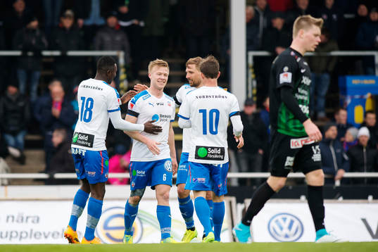 Helsingborgs Oke Akpoveta, Anton Wede och Martin