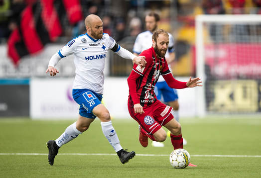 Norrköpings Daniel Sjölund och Östersunds Curtis Edwards