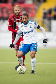 Norrköpings Christopher Telo mot Östersunds Curtis Edwards
