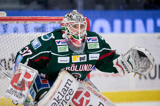Frölundas målvakt Johan Gustafsson