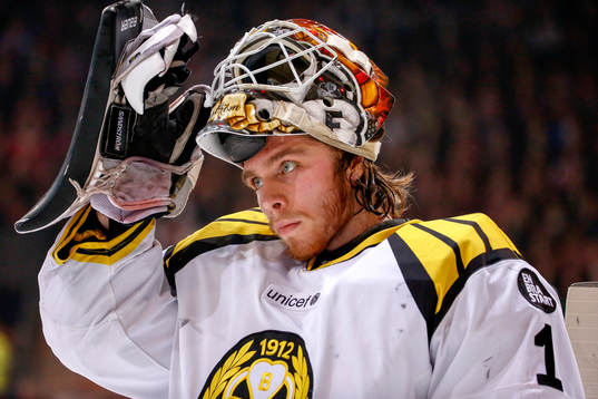 Brynäs målvakt Felix Sandström