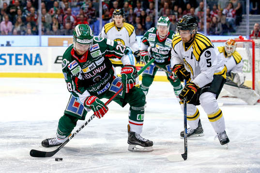 Frölundas Johan Sundström och Brynäs Lukas Kilström