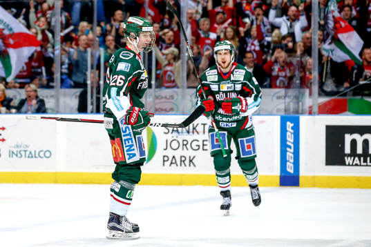 Frölundas Rasmus Dahlin jublar