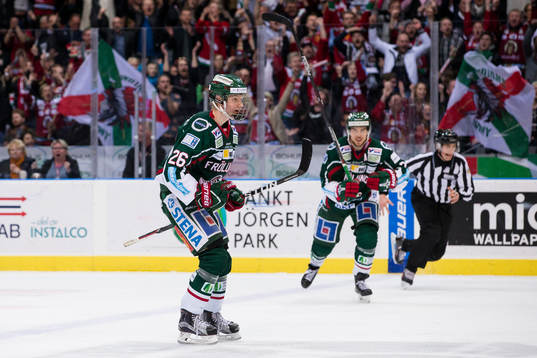 Frölundas Rasmus Dahlin jublar