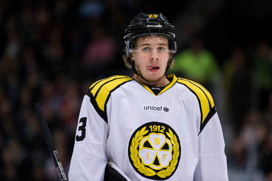 Brynäs Lucas Carlsson deppar