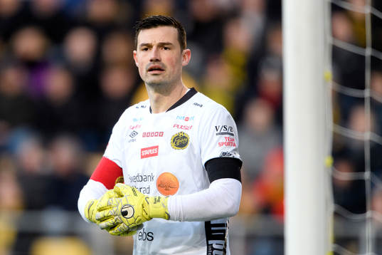 Elfsborgs målvakt Kevin Stuhr Ellegaard