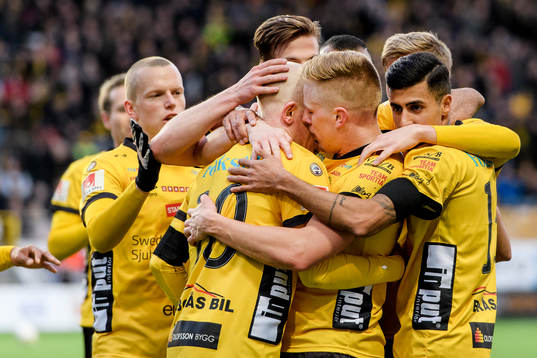 Elfsborgs spelare jublar