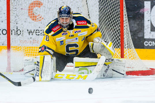 Södertäljes målvakt Alexander Sahlin