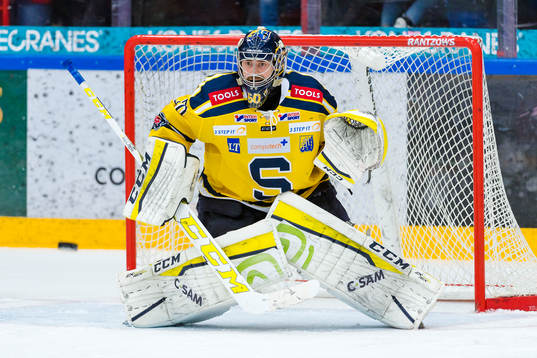 Södertäljes målvakt Alexander Sahlin