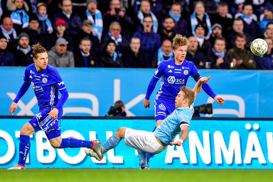 Malmö FFs Anton Tinnerholm och Sundsvalls Sebastian