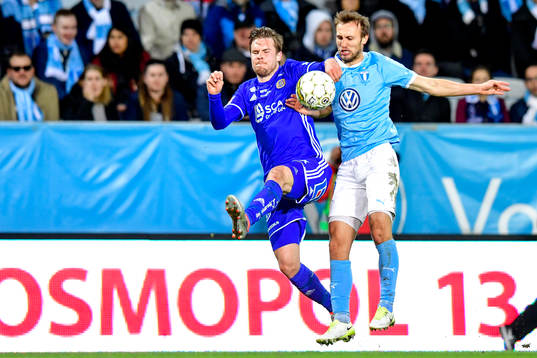 Sundsvalls Sebastian Rajalakso och Malmö FFs Magnus Wolff