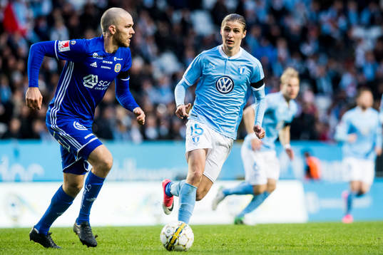 Sundsvalls Marcus Danielson och Malmö FFs Pawel Cibicki