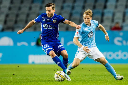 Sundsvalls Kristinn Steindorsson och Malmö FFs Oscar