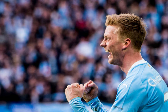 Malmö FFs Anders Christiansen jublar