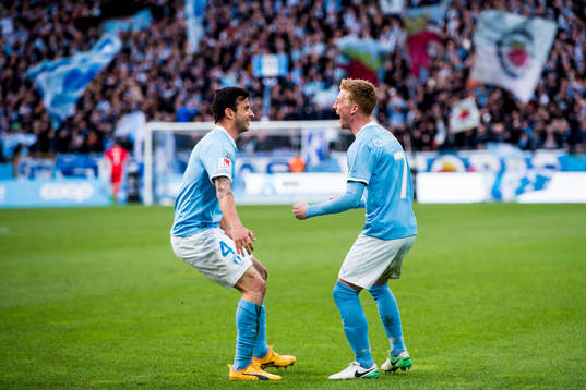 Malmö FFs Behrang Safari jublar