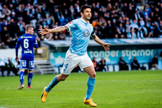 Malmö FFs Behrang Safari jublar