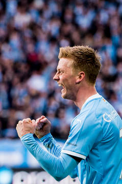 Malmö FFs Anders Christiansen jublar