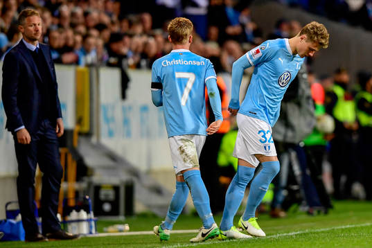 Malmö FFs Anders Christiansen byts ut och in kommer