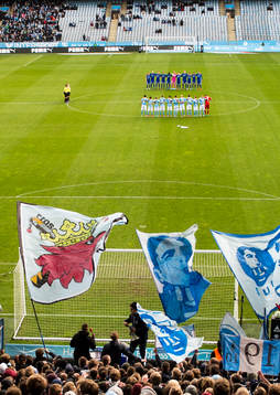 Malmö FFs och Sundsvalls spelare