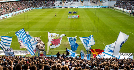 Malmö FFs och Sundsvalls spelare