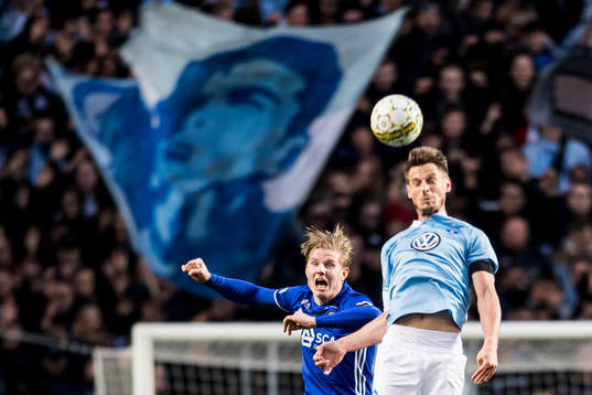 Malmö FFs Markus Rosenberg och Sundsvalls Eric Björkander