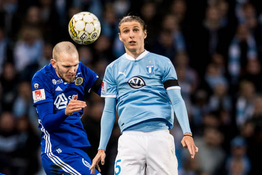 Sundsvalls Marcus Danielson och Malmö FFs Pawel Cibicki