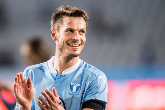 Malmö FFs Markus Rosenberg tackar publiken