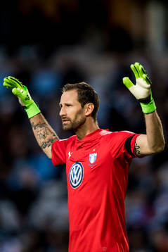 Malmö FFs målvakt Johan Wiland