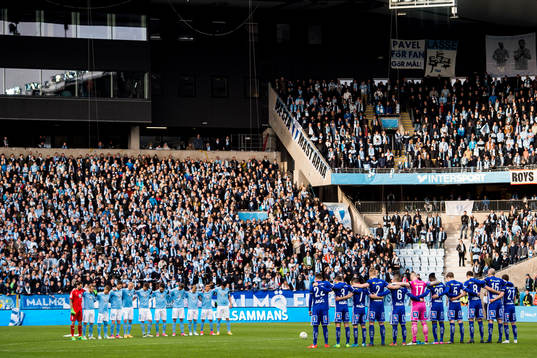 Malmö FFs och Sundsvalls spelare