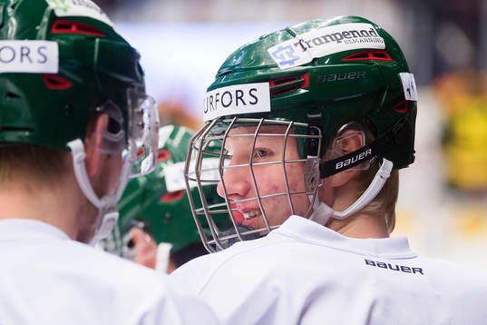 Frölundas Rasmus Dahlin före semifinal 6 i SM-slutspelet