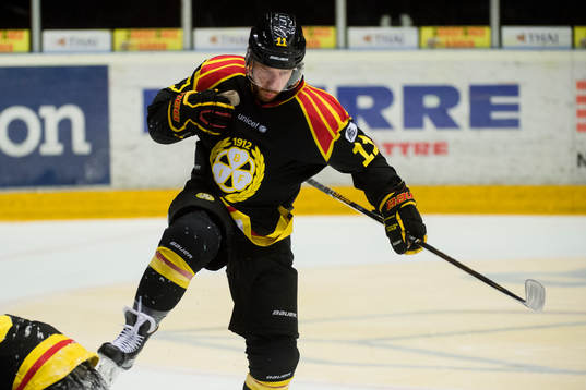Brynäs Kevin Clark jublar