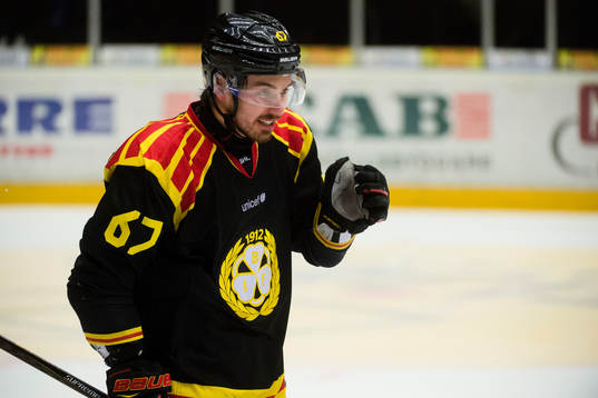 Brynäs Tomas Zaborsky jublar