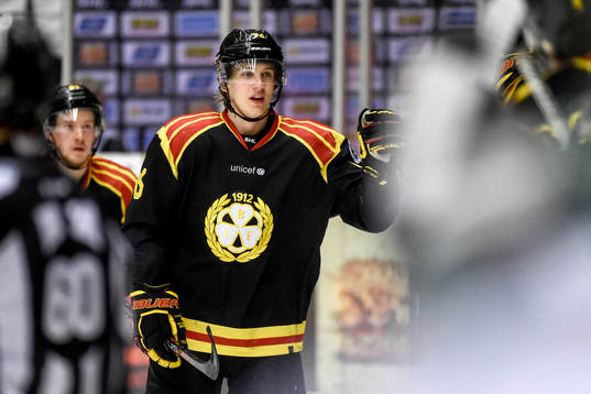 Brynäs Oskar Lindblom jublar