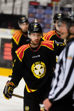 Brynäs Kevin Clark jublar