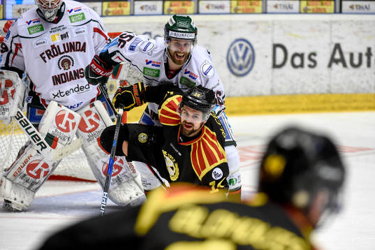 Frölundas Kristoffer Gunnarsson och Brynäs Johan Alcén