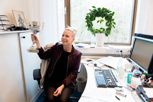Anna Landberg, koordinator, på Kamratgården