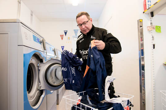 Materialförvaltare Rolf Gustavsson på Kamratgården