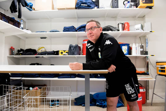 Materialförvaltare Rolf Gustavsson på Kamratgården