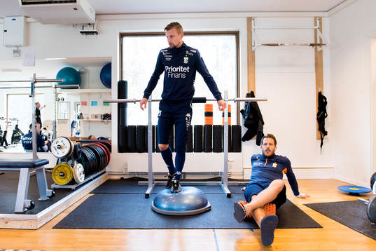 Sebastian Eriksson och Tobias Hysen på Kamratgården